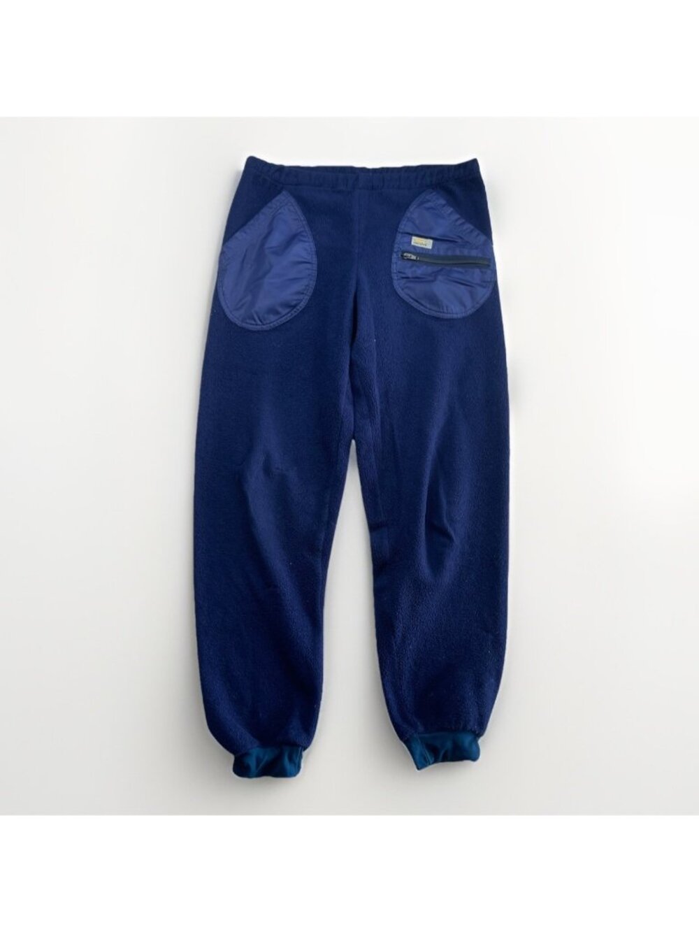 Vintage Chlorophylle x Polarlite Fleece Pants Sz M Dark Blue Gorpcre Outdoor